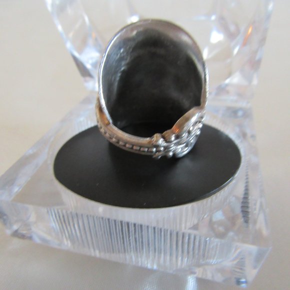 Spoon Ring size 6 Sterling silver - Hand Made- Beautiful * - Picture 10 of 10